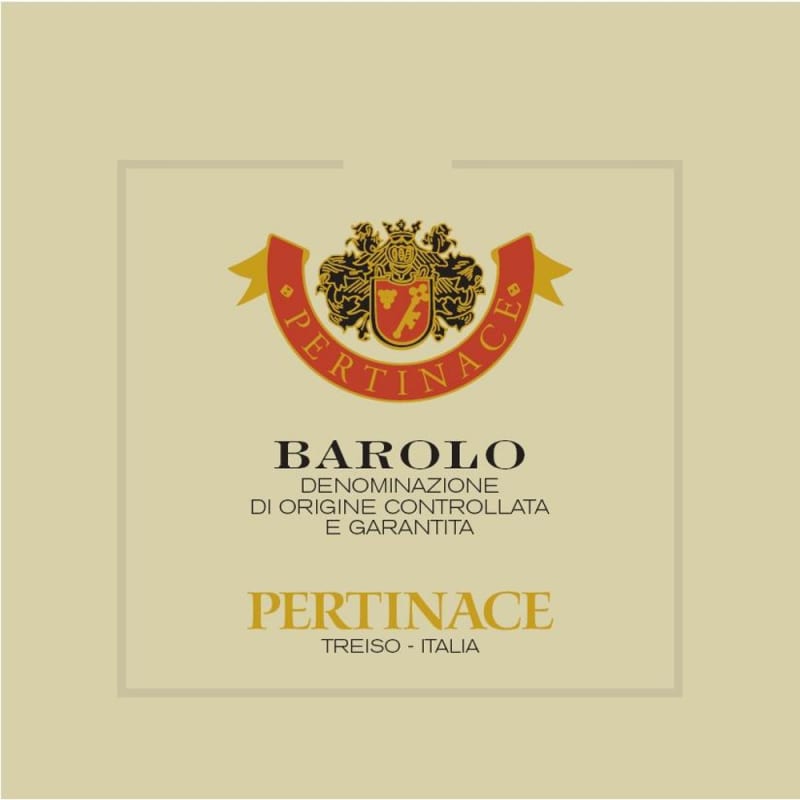 Pertinace Barolo 2009 Front Label