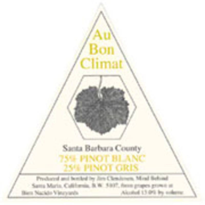 Au Bon Climat Pinot Blanc-Pinot Gris 2013 Front Label