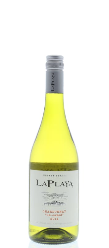 La Playa Estate Un-Oaked Chardonnay 2014 Front Bottle Shot