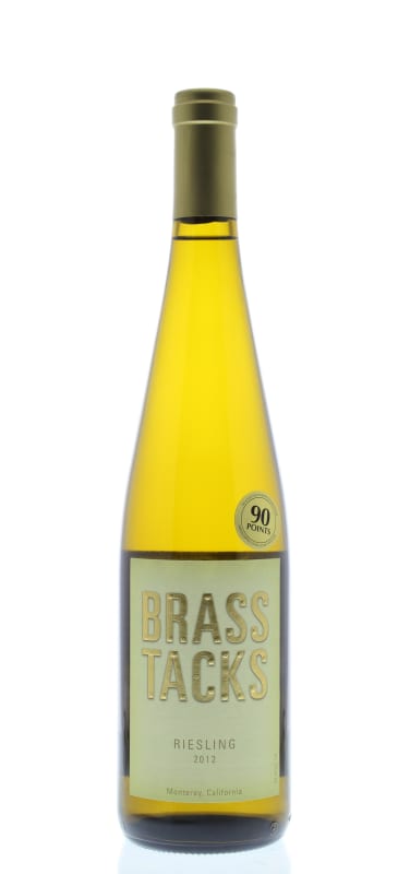 Brass Tacks Riesling 2012 Front Bottle Shot