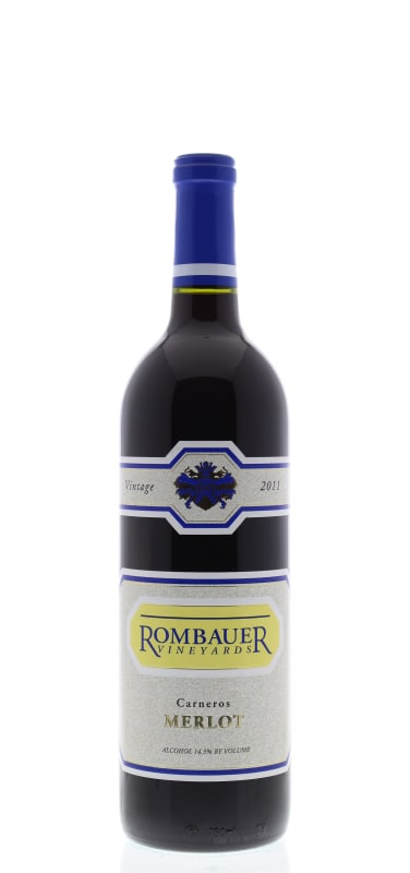Rombauer Merlot 2011 Front Bottle Shot