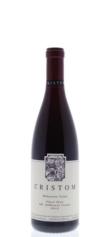 Cristom Mt. Jefferson Cuvee Pinot Noir 2012 Front Bottle Shot