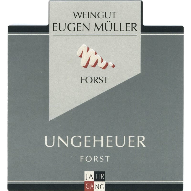 Eugen Muller Forster Ungeheuer Riesling Spatlese 2012 Front Label