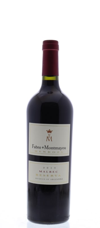 Fabre Montmayou Reserva Malbec 2013 Front Bottle Shot