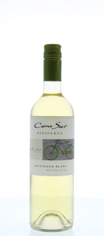 Cono Sur Bicicleta Sauvignon Blanc 2014 Front Bottle Shot