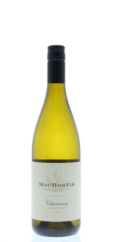MacRostie Sonoma Coast Chardonnay 2013 Front Bottle Shot