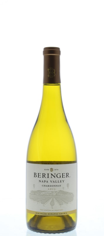 Beringer Napa Valley Chardonnay 2013 Front Bottle Shot