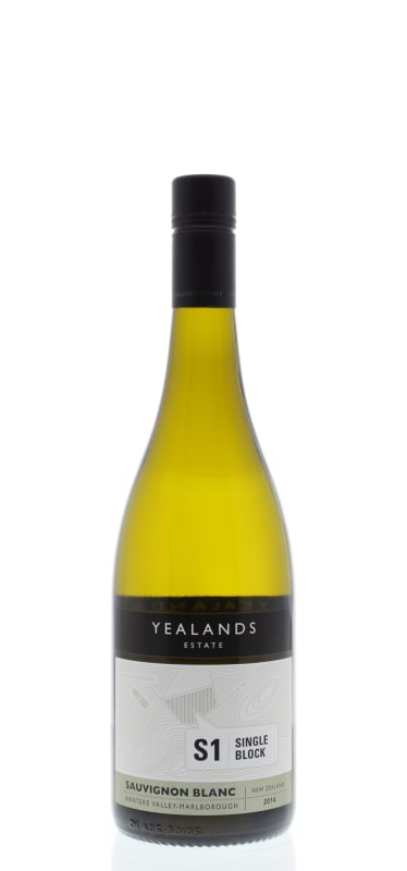 Yealands Estate Single Block S1 Sauvignon Blanc 2014 Front Bottle Shot