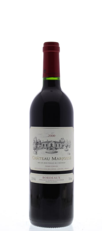 Chateau Marjosse 2000 Front Bottle Shot