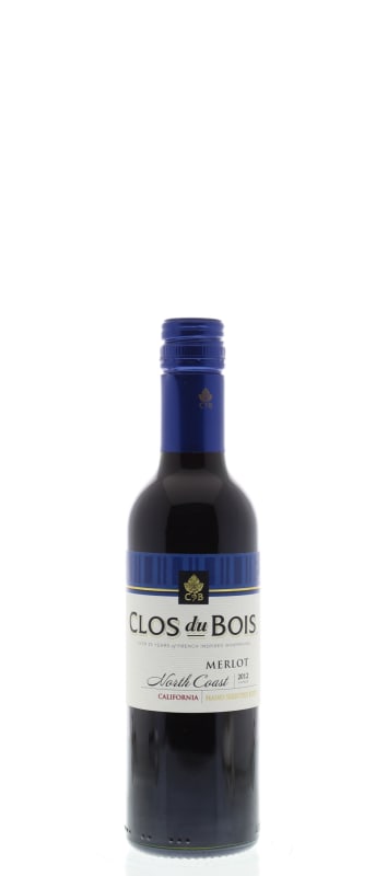 Clos du Bois California Merlot (375ML half-bottle) 2012 Front Bottle Shot