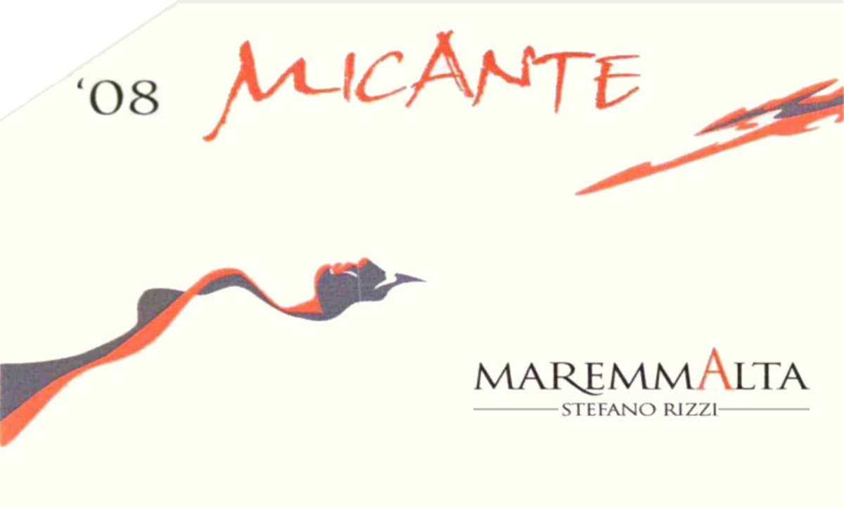 MaremmAlta Maremma Toscana Micante Sangiovese 2008 Front Label