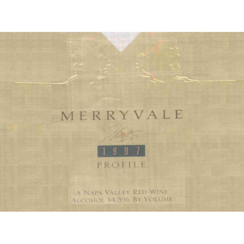 Merryvale Profile 1997 Front Label
