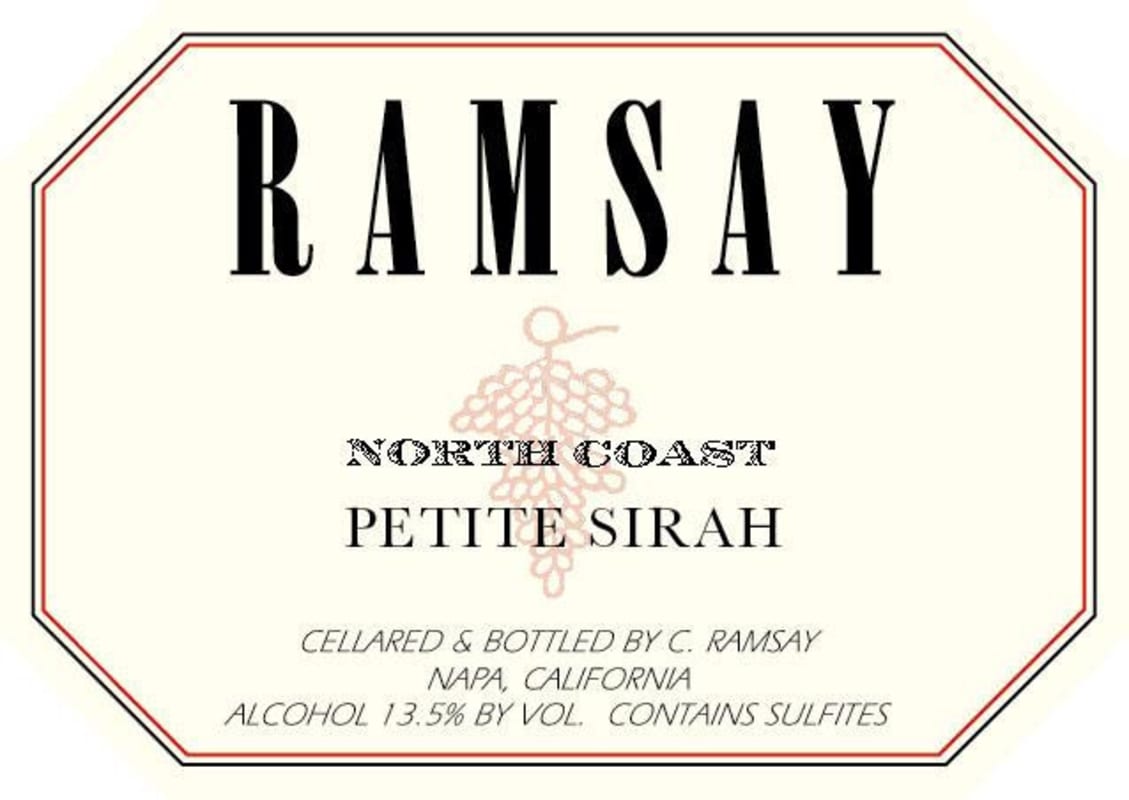 Ramsay Petite Sirah 2012 Front Label