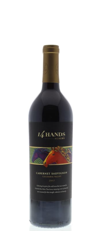 14 Hands Cabernet Sauvignon 2013 Front Bottle Shot