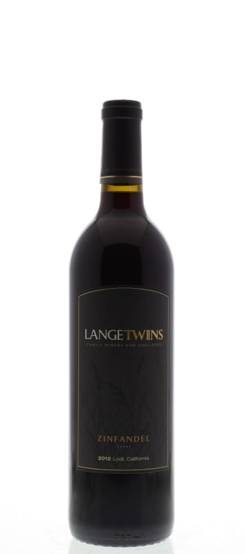 LangeTwins Zinfandel 2012 Front Bottle Shot