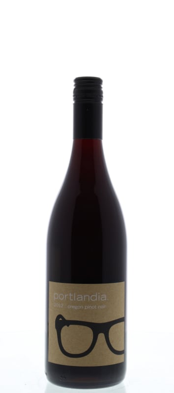 Portlandia Winery Pinot Noir 2012 Front Bottle Shot