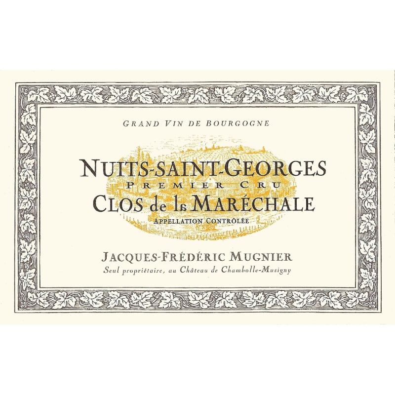 Domaine Jacques-Frederic Mugnier Nuits-Saint-Georges Clos de la Marechale Premier Cru 2011 Front Label