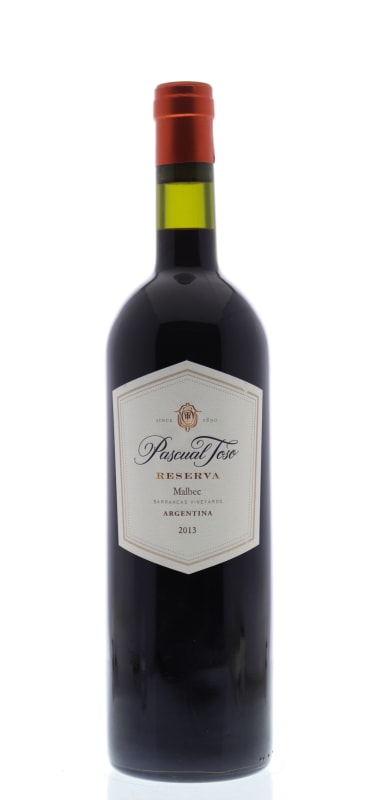 Pascual Toso Reserva Malbec 2013 Front Bottle Shot