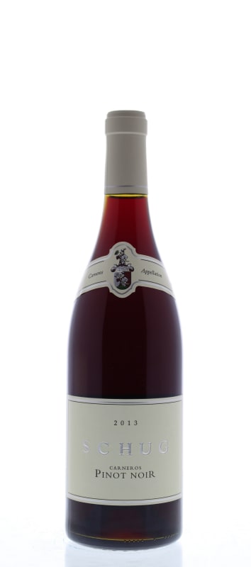 Schug Carneros Pinot Noir 2013 Front Bottle Shot
