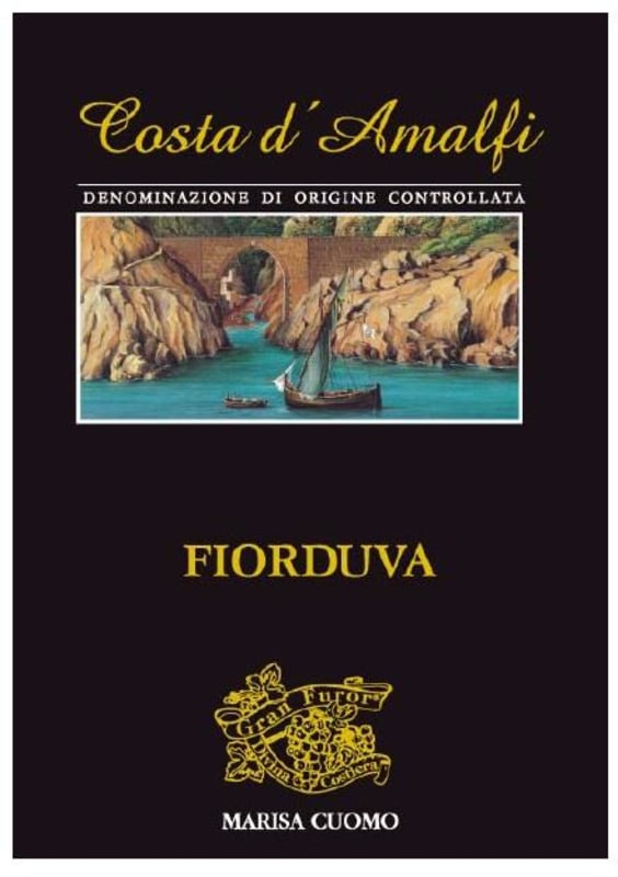 Marisa Cuomo Costa d'Amalfi Fiorduva Bianco 2014 Front Label