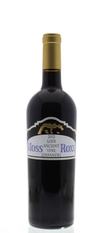 Moss Roxx Ancient Vine Zinfandel 2012 Front Bottle Shot