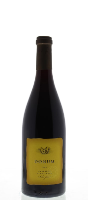 Donum Carneros Estate Grown Pinot Noir 2012 Front Bottle Shot