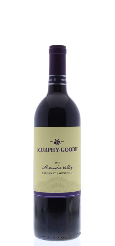 Murphy-Goode Alexander Valley Cabernet Sauvignon 2012 Front Bottle Shot