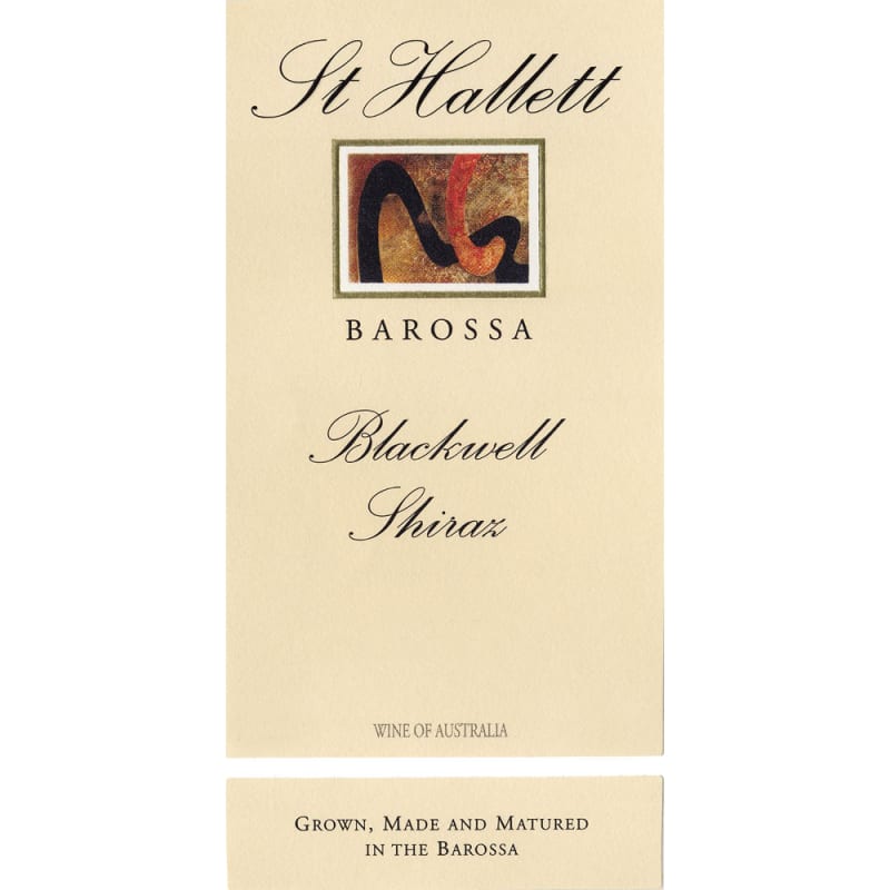 St Hallett Blackwell Shiraz 2012 Front Label