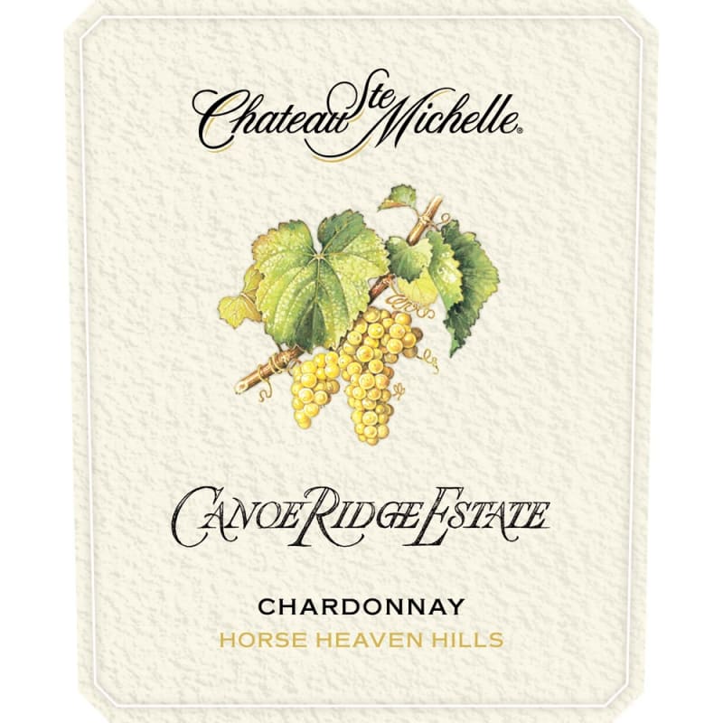 Chateau Ste. Michelle Canoe Ridge Estate Vineyard Chardonnay 2013 Front Label