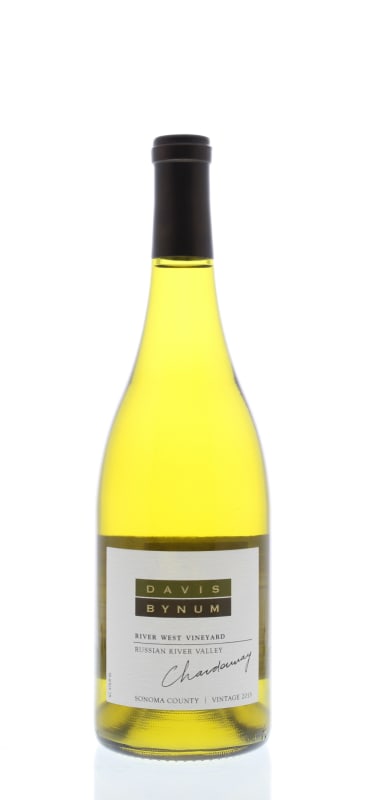 Davis Bynum River West Vineyard Chardonnay 2013 Front Bottle Shot
