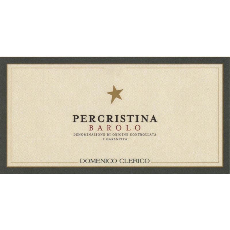 Domenico Clerico Barolo Percristina 2001 Front Label