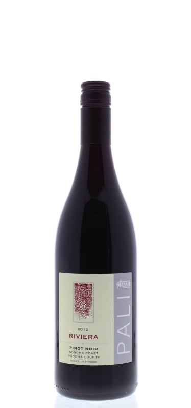 Pali Wine Co Riviera Pinot Noir 2012 Front Bottle Shot