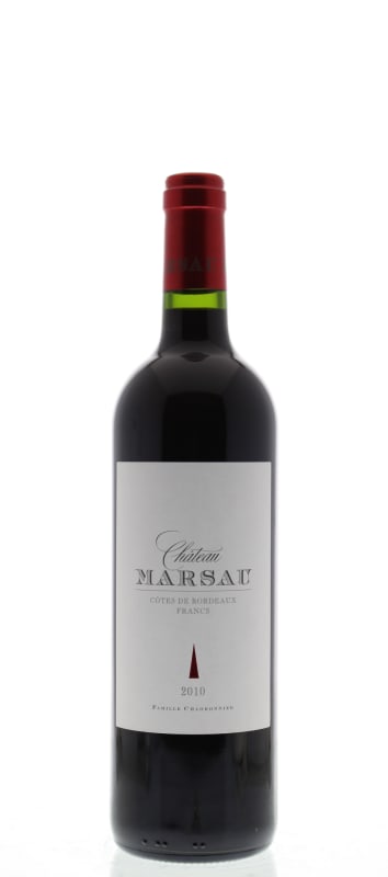 Chateau Marsau 2010 Front Bottle Shot