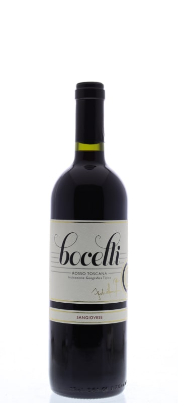 Bocelli Rosso Toscana Sangiovese 2013 Front Bottle Shot