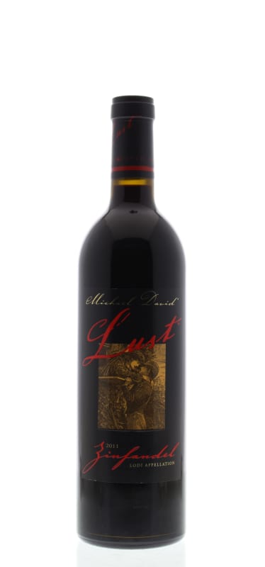 Michael David Winery Lust Zinfandel 2011 Front Bottle Shot