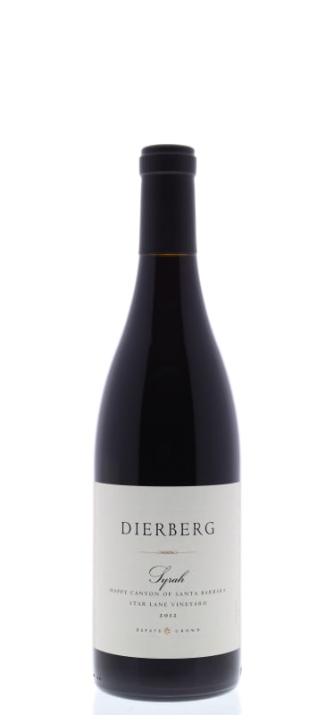 Dierberg Syrah 2012 Front Bottle Shot