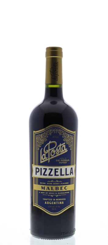 La Posta Pizzella Family Vineyard Malbec 2013 Front Bottle Shot