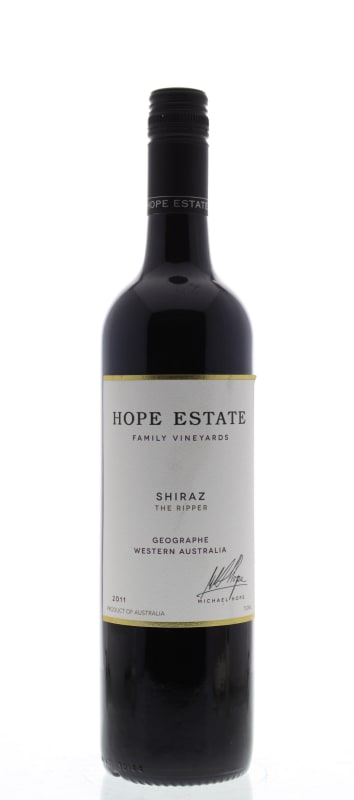 Hope The Ripper Shiraz 2011 Front Bottle Shot