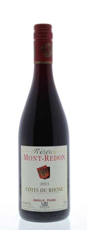 Chateau Mont-Redon Cotes du Rhone Reserve 2013 Front Bottle Shot