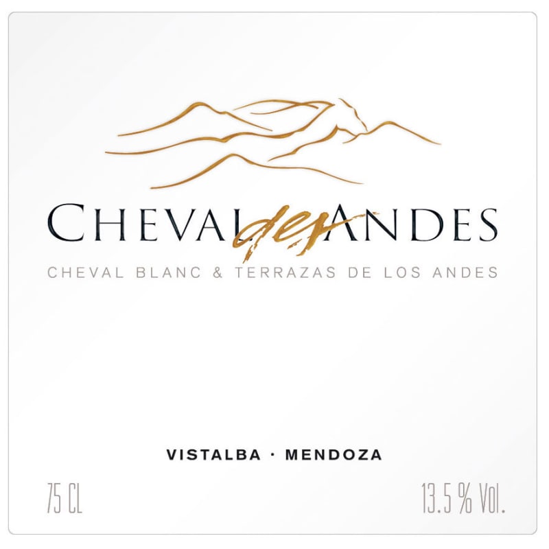 Cheval des Andes 2010 Front Label