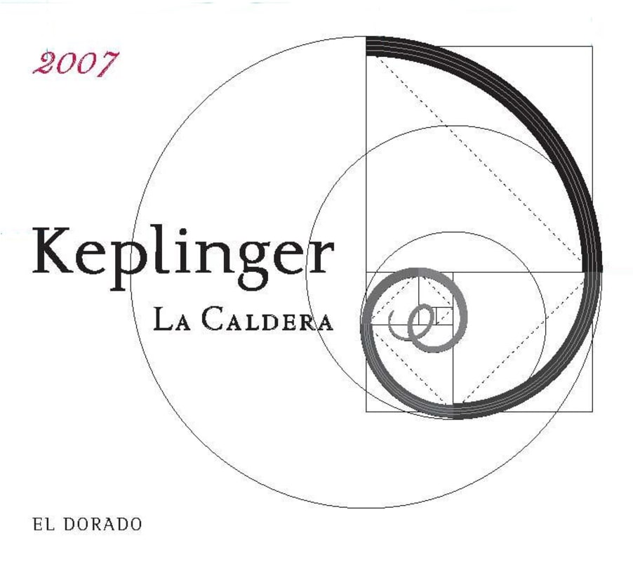 Keplinger La Caldera 2007 Front Label
