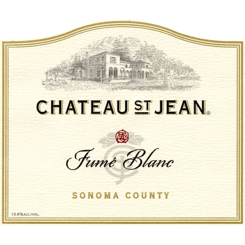 Chateau St. Jean Fume Blanc 2013 Front Label