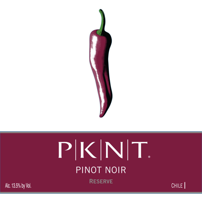 PKNT Reserve Pinot Noir 2012 Front Label