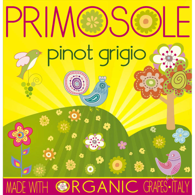 Primosole Pinot Grigio 2012 Front Label