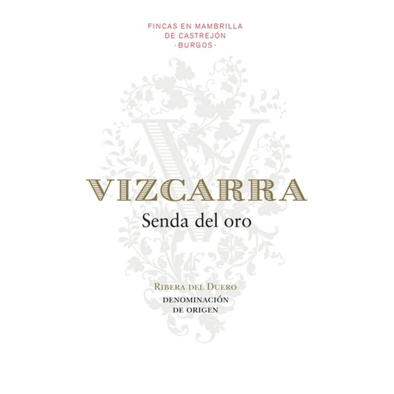 Vizcarra Senda del Oro 2013 Front Label