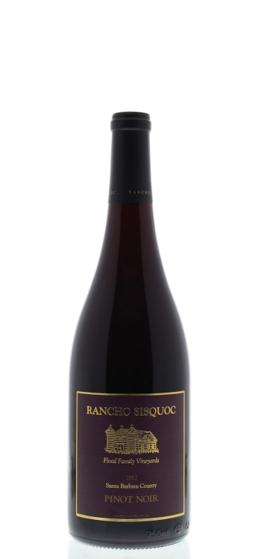 Rancho Sisquoc Pinot Noir 2012 Front Bottle Shot