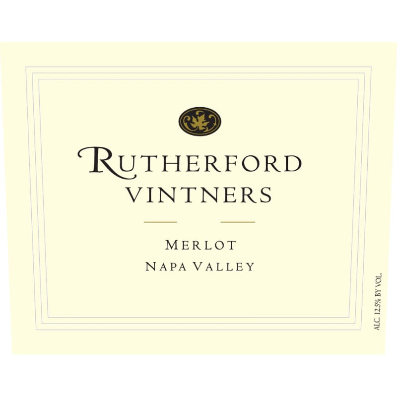 Rutherford Vintners Merlot 2010 Front Label