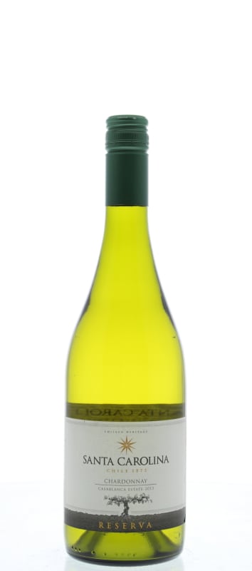 Santa Carolina Reserva Chardonnay 2013 Front Bottle Shot