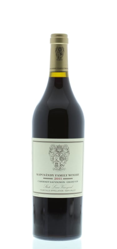 Kapcsandy Family Winery State Lane Cabernet Sauvignon Grand Vin 2011 Front Bottle Shot