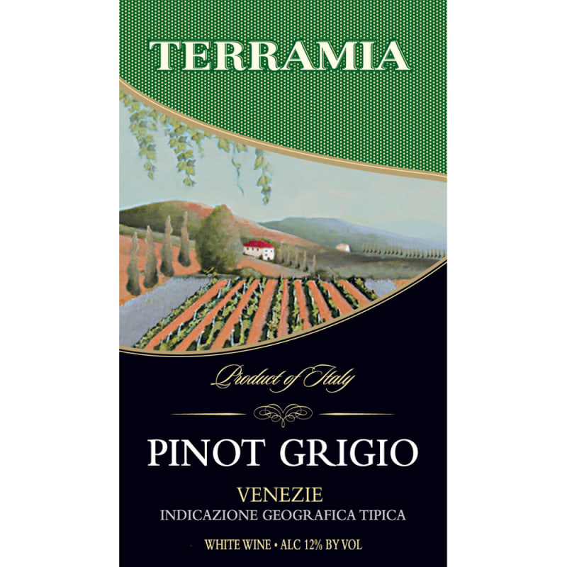 Terramia Pinot Grigio 2013 Front Label